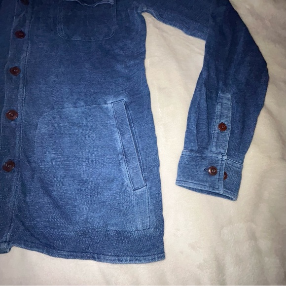 Peter Millar Indigo Blue Lightweight Shirt Jacket - Picture 4 of 11